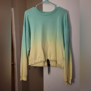 Victoria secret pink ombre crew sweater